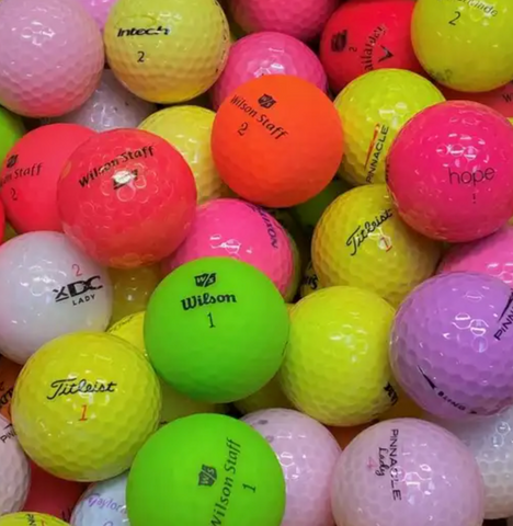Lot de 50 balles de golf Mix couleur grade AAA
